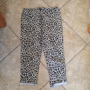 Size 9/10 Leopard Print Jeans